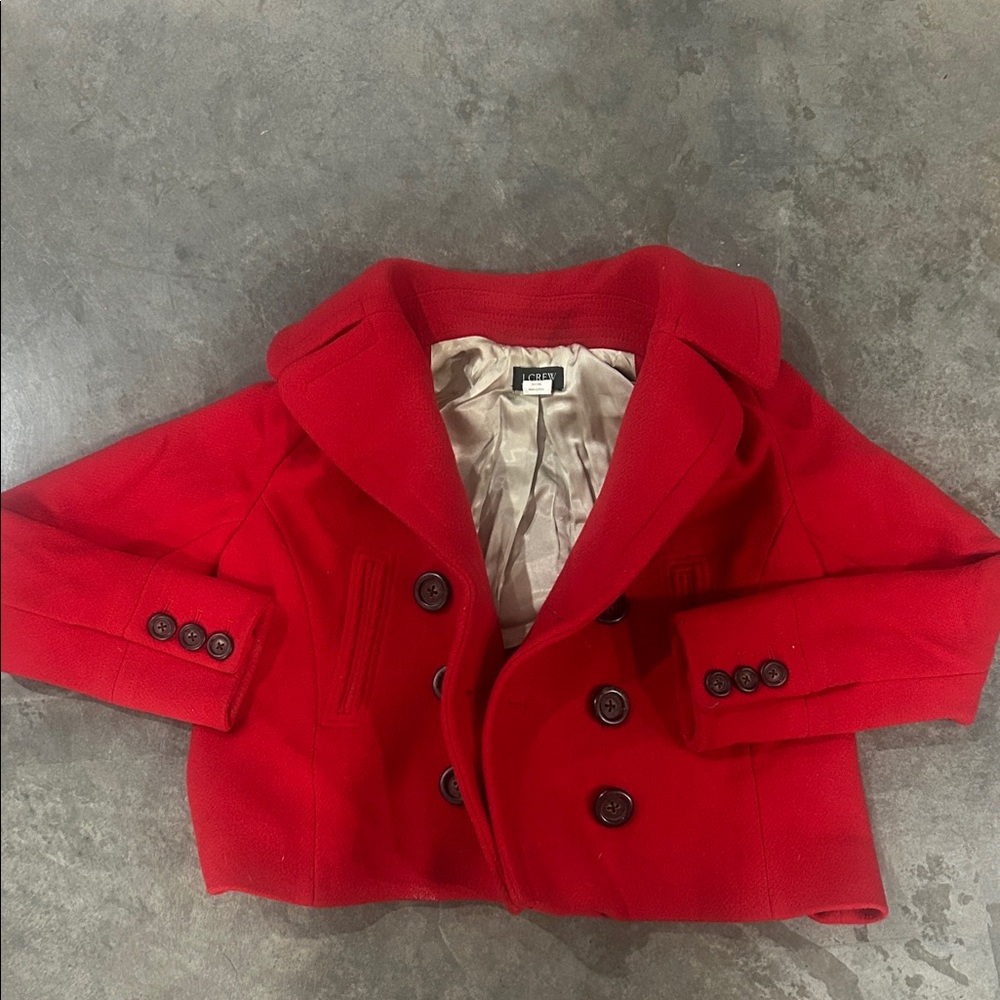 Red Double-Breasted Jacket